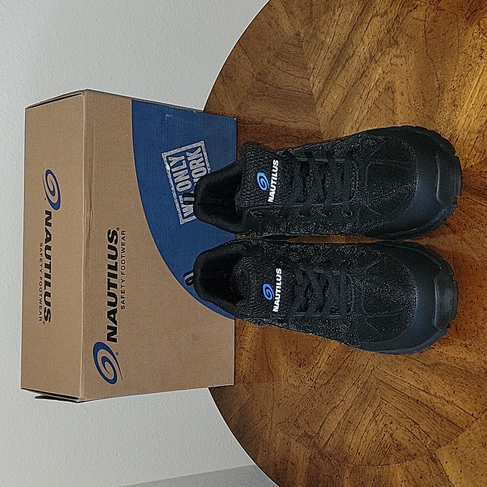 Nautilus Spark EH Carbon Nano-Fiber Safety Toe Mens Black Work Shoes, 11 MED(D)